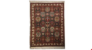 فرش دستبافت نرمین کسا طرح بختیاری کد NKP.F 117