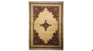 فرش دستبافت نرمین کسا طرح ساروق کد NKP.F 124