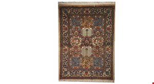 فرش دستبافت نرمین کسا طرح بختیاری کد NKP.F 120